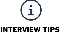 Interview Tips